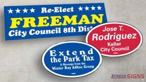 Campaign Decals & Bumper Stickers