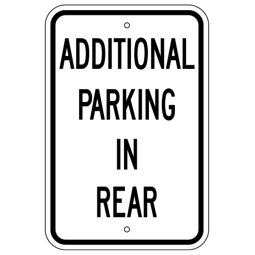 Additional Parking In Rear