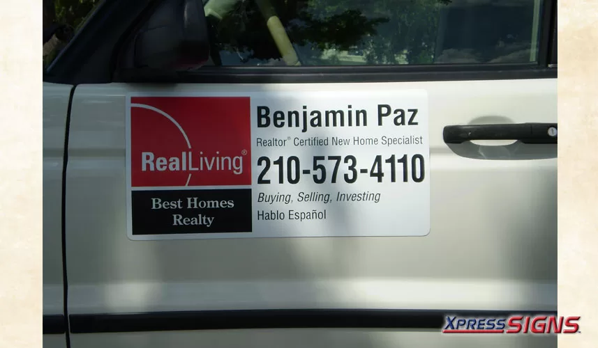 Magnetic Vehicle Signs