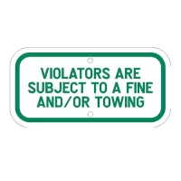 Violators will be fined or towed