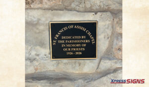 Cast Bronze Dedication Plaque